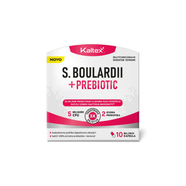 KALTEX S.BOULARDI + PREBIOTIC kapsule, 20kom