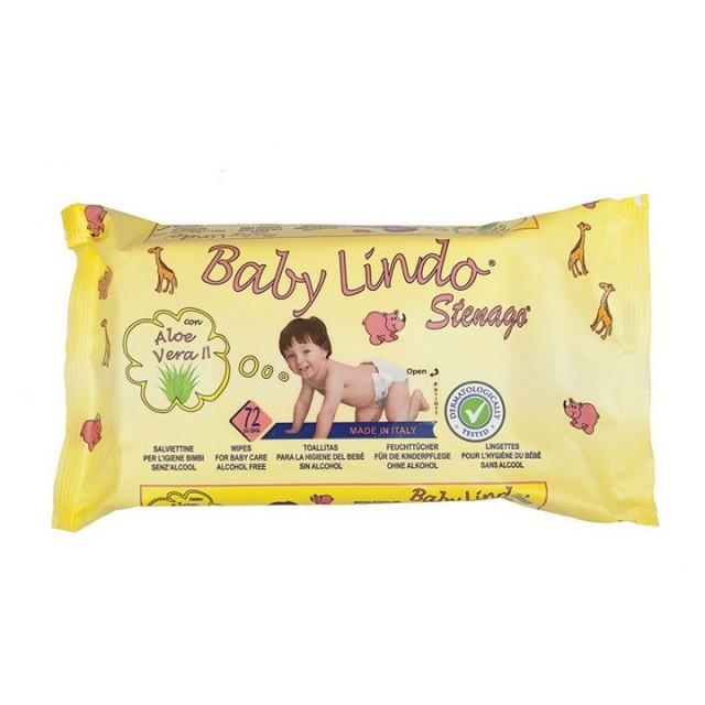 BABY LINDO vlažne maramice, 72kom BABY LINDO vlažne maramice, 72kom