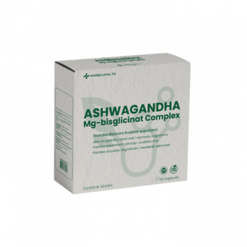 ASHWAGANDHA MG-BISGLICINAT COMPLEX kapsule, 60kom ASHWAGANDHA MG-BISGLICINAT COMPLEX kapsule, 60kom
