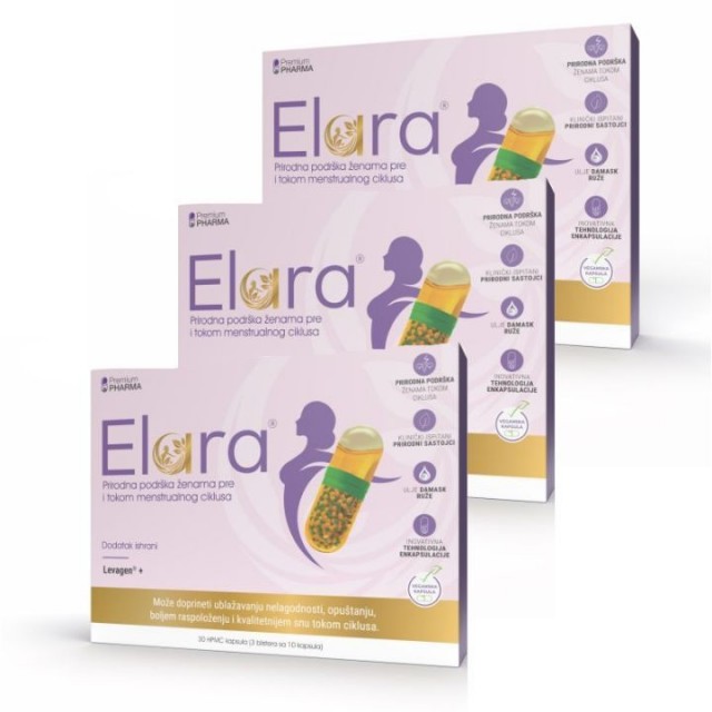 ELARA® kapsule, 30kom PAKET 3 KUTIJE