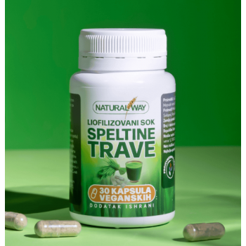 LIOFILIZOVANI SOK SPELTINE TRAVE kapsule a30 LIOFILIZOVANI SOK SPELTINE TRAVE kapsule a30