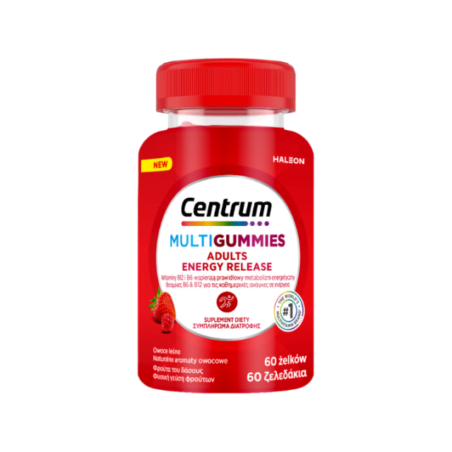 CENTRUM ADULT MULTIGUMMIES ENERGY RELEASE gumene bombone, 60kom