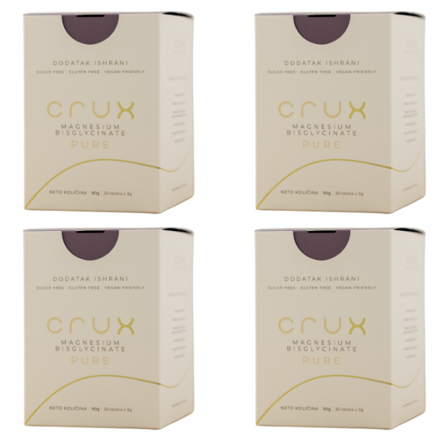 CRUX PURE MAGNEZIJUM kesice, 30kom PAKET 4 KUTIJE