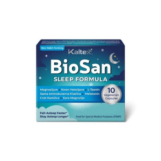 KALTEX BIOSAN SLEEP FORMULA kapsule, 10kom KALTEX BIOSAN SLEEP FORMULA kapsule, 10kom