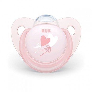 NUK ROSE silikonska varalica 0-6m, 1kom