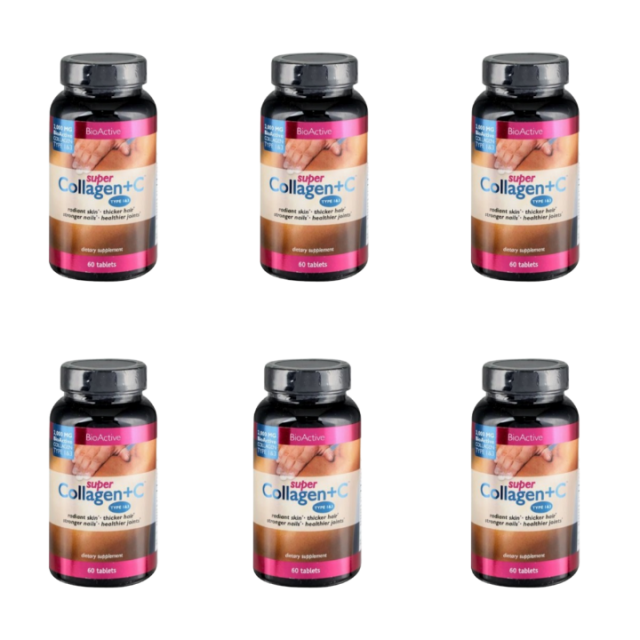 SUPER COLLAGEN + VITAMIN C tablete, 60kom PAKET 6 KUTIJA SUPER COLLAGEN + VITAMIN C tablete, 60kom PAKET 6 KUTIJA