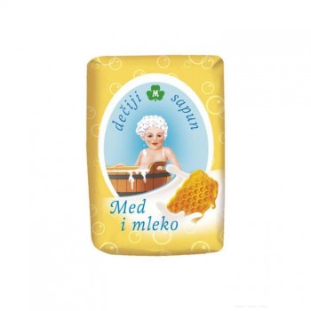 MERIMA MED I MLEKO dečiji sapun, 87g