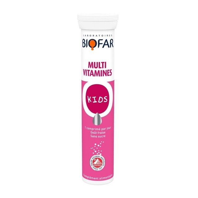 BIOFAR KIDS Multivitamin šumeće tablete, 20kom BIOFAR KIDS Multivitamin šumeće tablete, 20kom