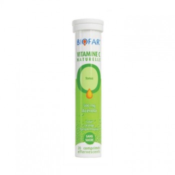 BIOFAR VITAMIN C NATURELLE šumeće tablete, 20kom BIOFAR VITAMIN C NATURELLE šumeće tablete, 20kom