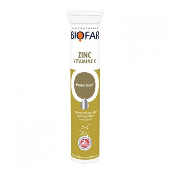 BIOFAR CINK + VITAMIN C šumeće tablete, 20kom BIOFAR CINK + VITAMIN C šumeće tablete, 20kom