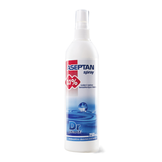 DR PLANT ASEPTAN 0.1% sprej, 250ml DR PLANT ASEPTAN 0.1% sprej, 250ml