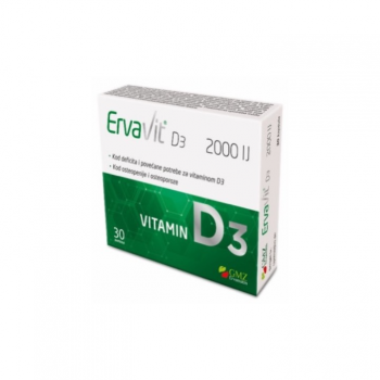 ERVAVIT D3 2000IJ kapsule, 30kom