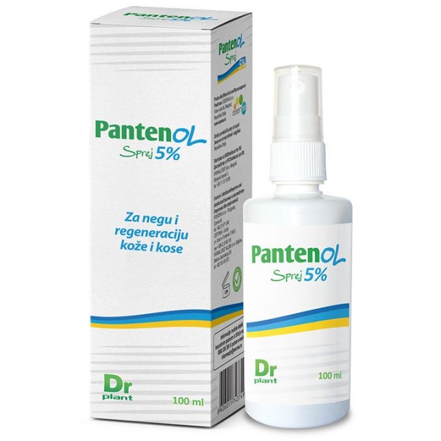 DR PLANT 5% PANTENOL sprej, 100ml DR PLANT 5% PANTENOL sprej, 100ml