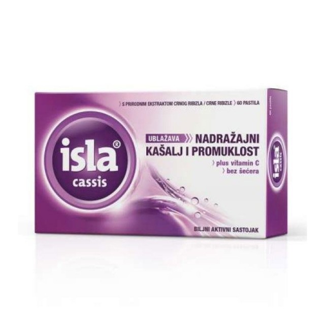 ISLA-CASSIS pastile, 60kom