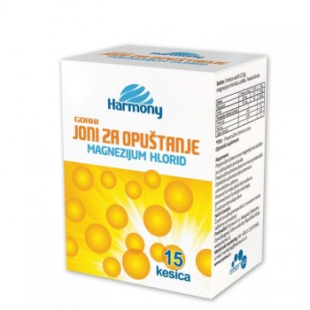 HARMONY GORKI JONI ZA OPUŠTANJE magnezijum hlorid kesice, 15kom HARMONY GORKI JONI ZA OPUŠTANJE magnezijum hlorid kesice, 15kom