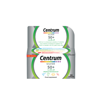 CENTRUM A-Z SILVER, tablete, 60kom. CENTRUM A-Z SILVER, tablete, 60kom.