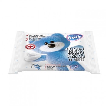 FRESH vlazne maramice BABY CREAM a20