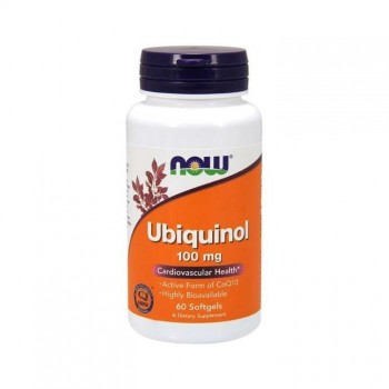 NOW UBIQUINOL 100mg gel kapsule, 60kom NOW UBIQUINOL 100mg gel kapsule, 60kom