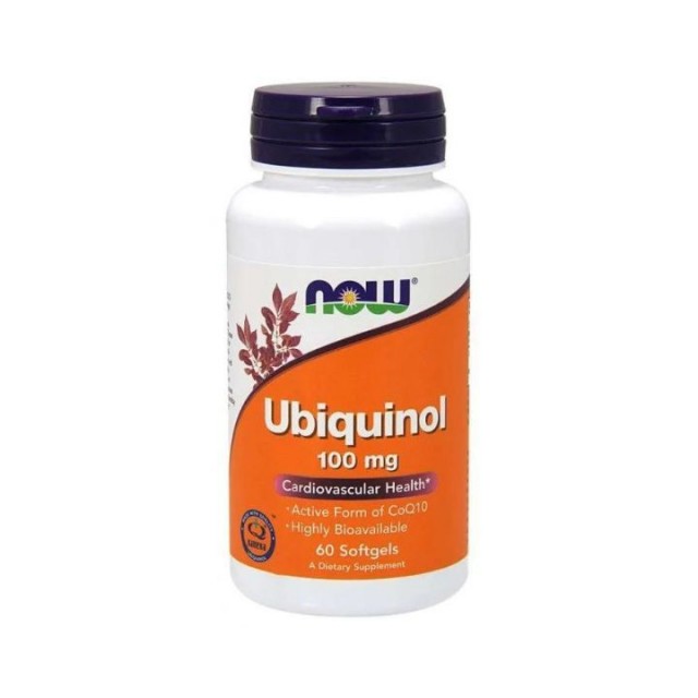 NOW UBIQUINOL 100mg gel kapsule, 60kom NOW UBIQUINOL 100mg gel kapsule, 60kom
