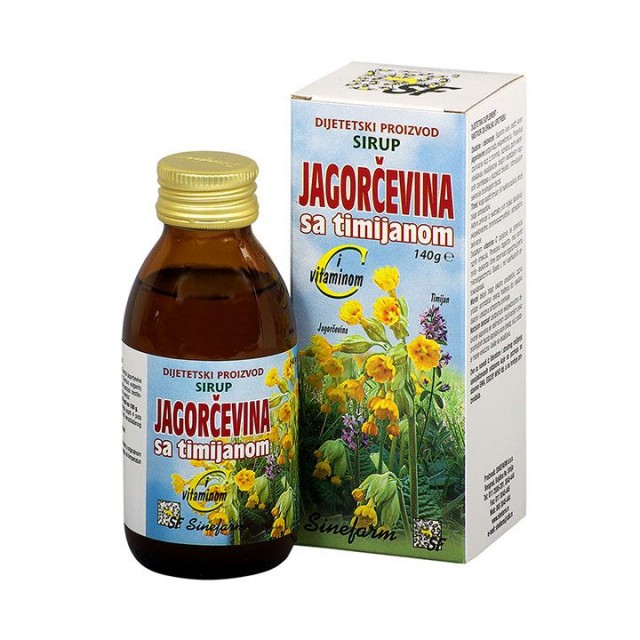 JAGORČEVINA + VITAMIN C sirup, 140g JAGORČEVINA + VITAMIN C sirup, 140g