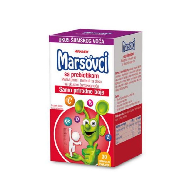 MARSOVCI SA PREBIOTIKOM tablete, 30kom