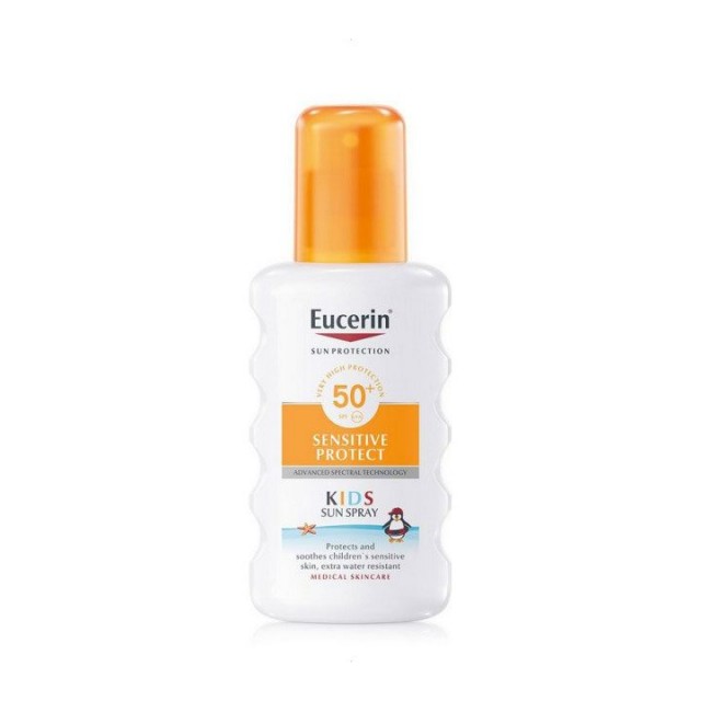 EUCERIN SUN SPF50+ sprej za decu, 200ml EUCERIN SUN SPF50+ sprej za decu, 200ml