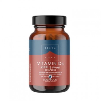 TERRANOVA VITAMIN D3 2000IU kapsule, 50kom