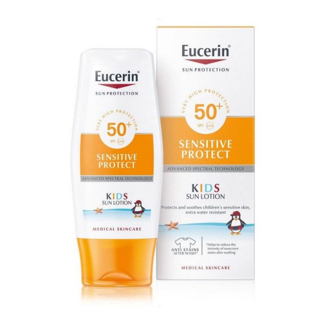 EUCERIN SUN SPF50+ losion za decu, 150ml EUCERIN SUN SPF50+ losion za decu, 150ml