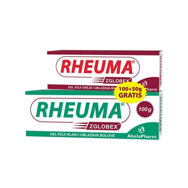 RHEUMA ZGLOBEX PAKET (crveni, 50g +zeleni,100g) RHEUMA ZGLOBEX PAKET (crveni, 50g +zeleni,100g)