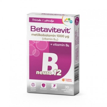 BETAVITEVIT B12 Neuro + vitamin B6, 30 tableta BETAVITEVIT B12 Neuro + vitamin B6, 30 tableta