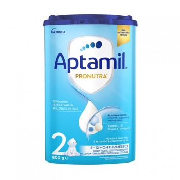 APTAMIL 2 PRONUTRA ADVANCE mleko, 6m+, 800g APTAMIL 2 PRONUTRA ADVANCE mleko, 6m+, 800g