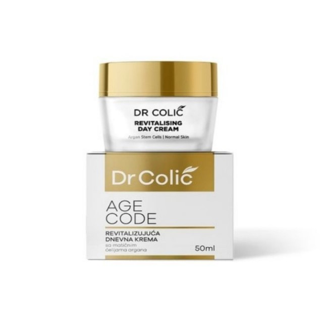 DR COLIĆ AGE CODE revitalizujuća dnevna krema sa matičnim ćelijama argana, 50ml DR COLIĆ AGE CODE revitalizujuća dnevna krema sa matičnim ćelijama argana, 50ml
