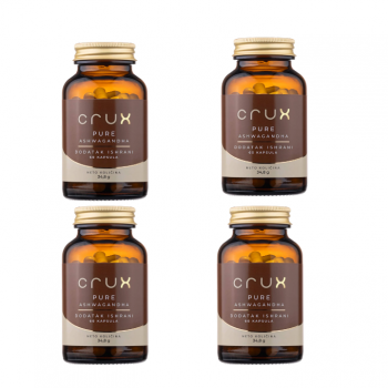 CRUX PURE ASHWAGANDHA kapsule, 60kom PAKET 4 KUTIJE CRUX PURE ASHWAGANDHA kapsule, 60kom PAKET 4 KUTIJE