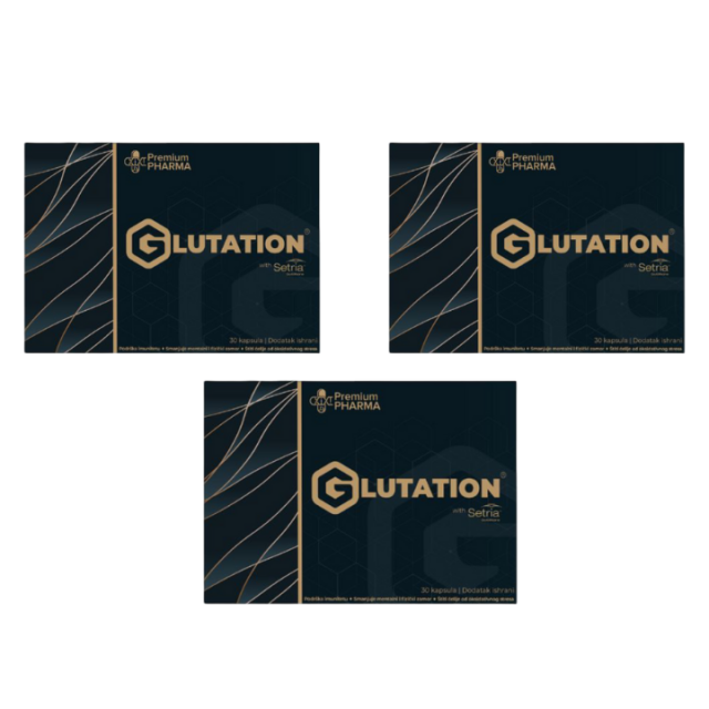 GLUTATION kapsule 250mg, 30kom PAKET 3 KUTIJE GLUTATION kapsule 250mg, 30kom PAKET 3 KUTIJE