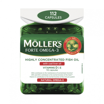 MOLLER'S FORTE OMEGA 3 želatinozne kapsule, 112kom MOLLER'S FORTE OMEGA 3 želatinozne kapsule, 112kom