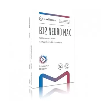 MAXMEDICA B12 NEURO MAX kapsule, 30kom MAXMEDICA B12 NEURO MAX kapsule, 30kom