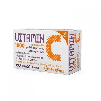 VITAMIN C 1000 kesice, 10kom VITAMIN C 1000 kesice, 10kom