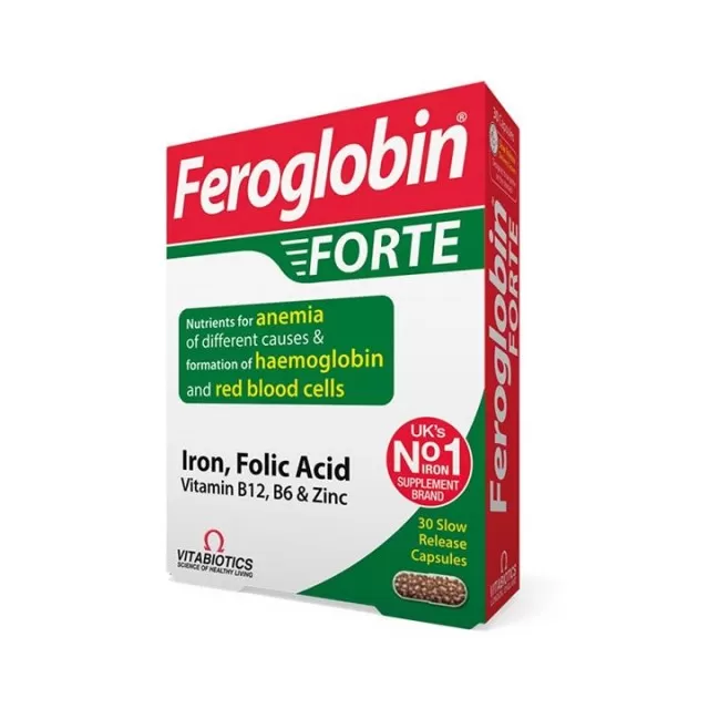 VITABIOTICS FEROGLOBIN FORTE kapsule, 30kom VITABIOTICS FEROGLOBIN FORTE kapsule, 30kom