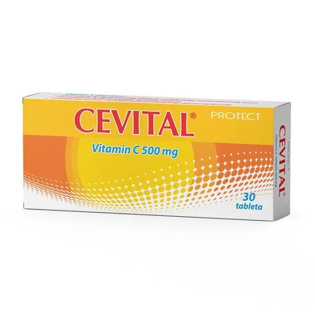 CEVITAL VITAMIN C 500mg tablete, 10kom CEVITAL VITAMIN C 500mg tablete, 10kom