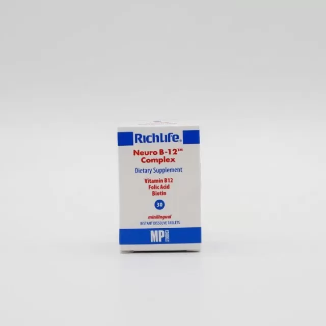RICHLIFE NEURO B12 COMPLEX lingvalete, 30kom