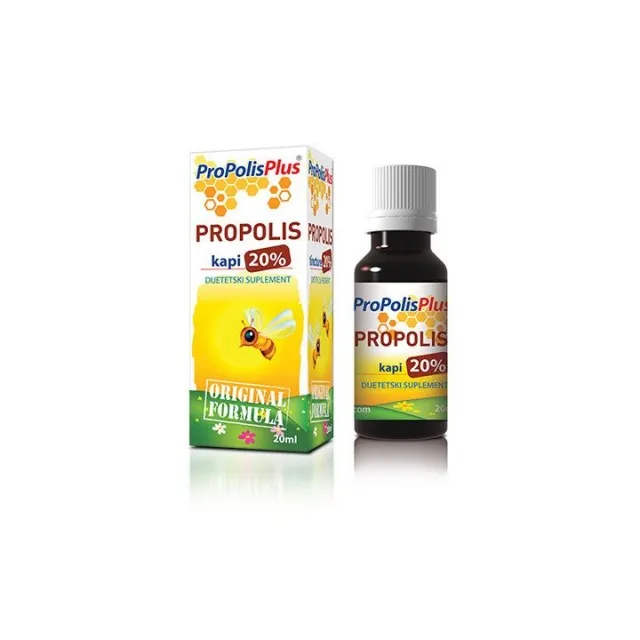 PROPOLIS PLUS 20% kapi, 20ml PROPOLIS PLUS 20% kapi, 20ml