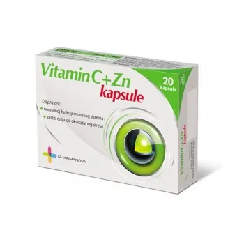 VITAMIN C + ZN kapsule, 20kom VITAMIN C + ZN kapsule, 20kom