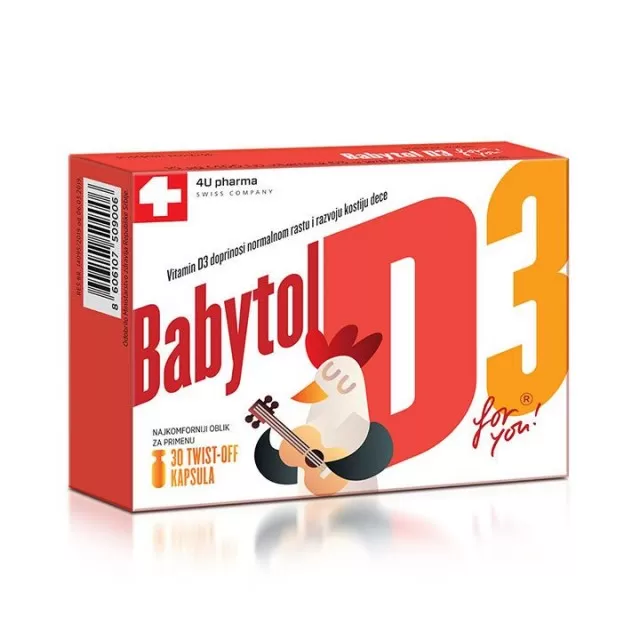 BABYTOL D3 kapsule, 30kom BABYTOL D3 kapsule, 30kom