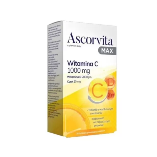 ASCORVITA MAX tablete, 30kom ASCORVITA MAX tablete, 30kom
