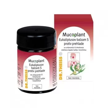 MUCOPLANT EUKALIPTUS balzam protiv prehlade, 50ml MUCOPLANT EUKALIPTUS balzam protiv prehlade, 50ml