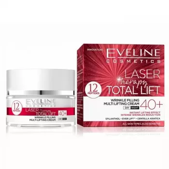 EVELINE LASER TOTAL LIFT 40+ krema, 50ml EVELINE LASER TOTAL LIFT 40+ krema, 50ml