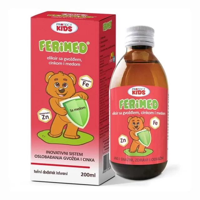 FERIMED GVOŽĐE + CINK I MED eliksir, 200ml FERIMED GVOŽĐE + CINK I MED eliksir, 200ml