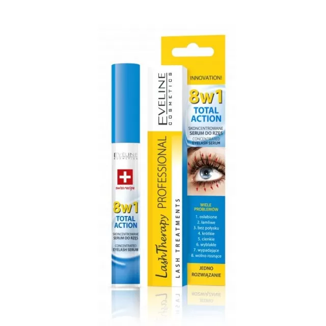 EVELINE EYELASH 8u1 serum za trepavice EVELINE EYELASH 8u1 serum za trepavice