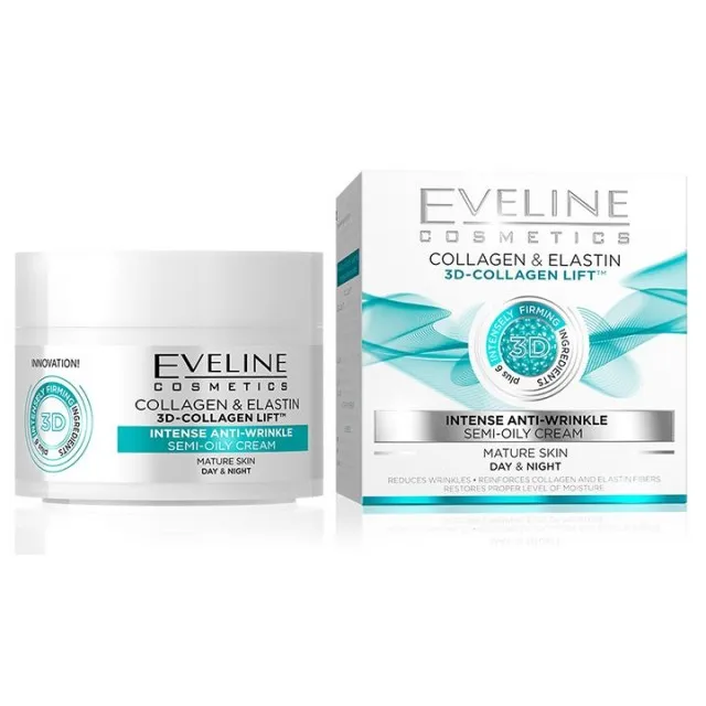 EVELINE COLLAGEN & ELASTIN krema, 50ml EVELINE COLLAGEN & ELASTIN krema, 50ml