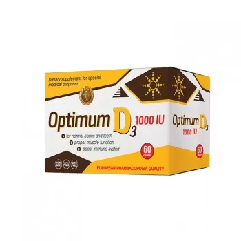 OPTIMUM D3 1000IU kapsule, 60kom OPTIMUM D3 1000IU kapsule, 60kom